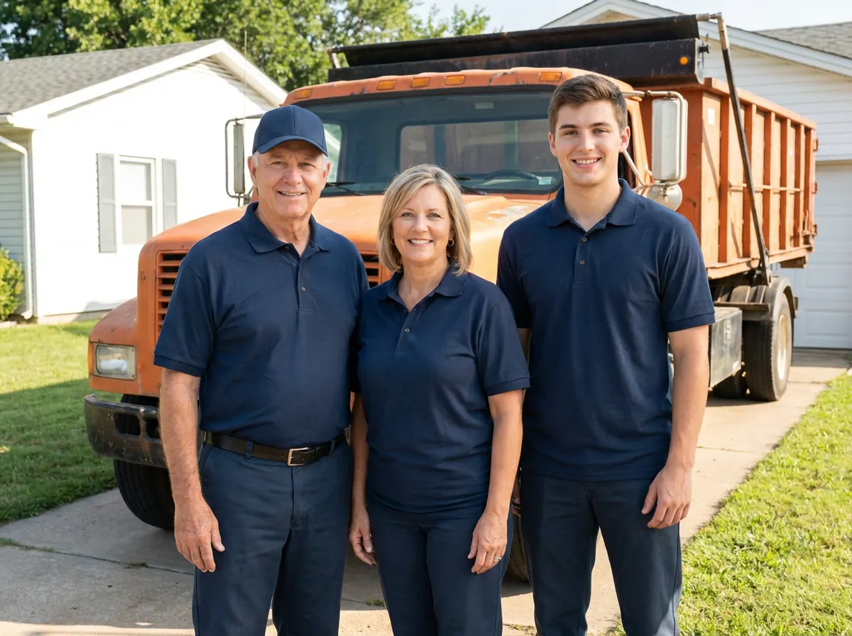 Fortress Dumpster Rental dumpster rental service team in Tulsa, OK